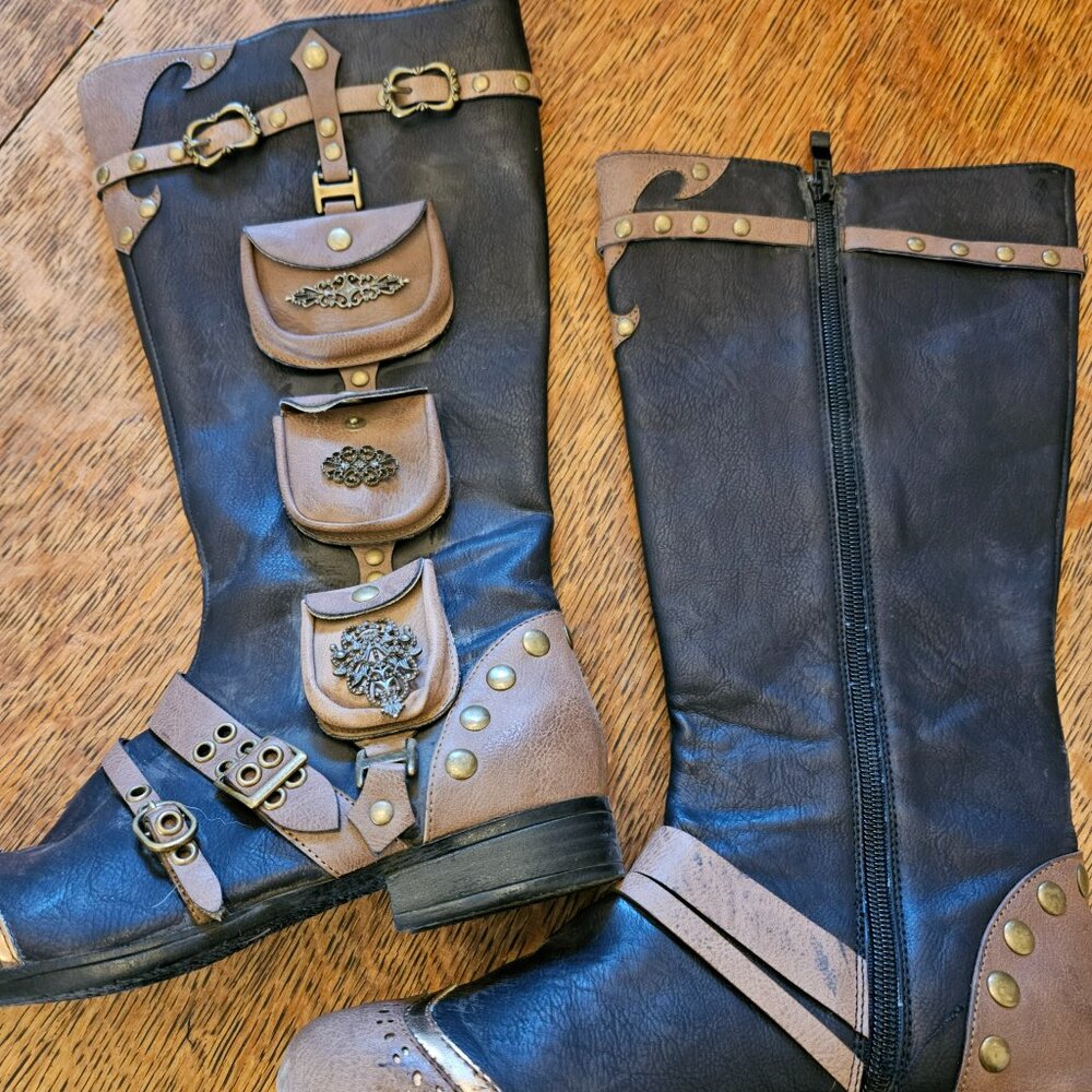 Women's Steam Punk boots size 9